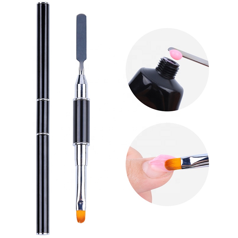 High Quality Nail Art Acrylic Polygel Brush Two Sides