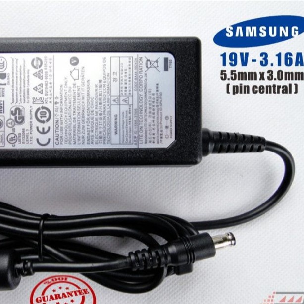 Adaptor Samsung 19V 3.16A Pin Central