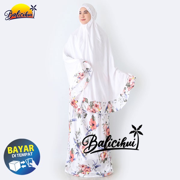 Balicihui Mukena Etnik Mukena Bali Jumbo Mukena Bali Dewasa by Balicihui