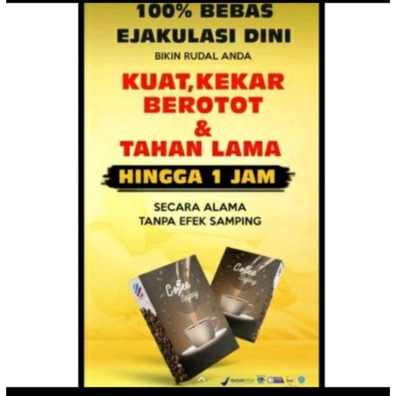 

kopi sayang kopi stamina pria kuat tahan lama 1 box 5 sachet
