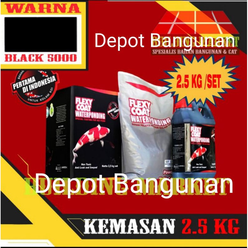 Cat Kolam Koi Flexycoat Waterponding Flexy Coat 2.5 KG