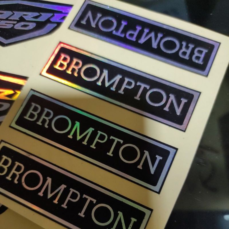 sticker brompton