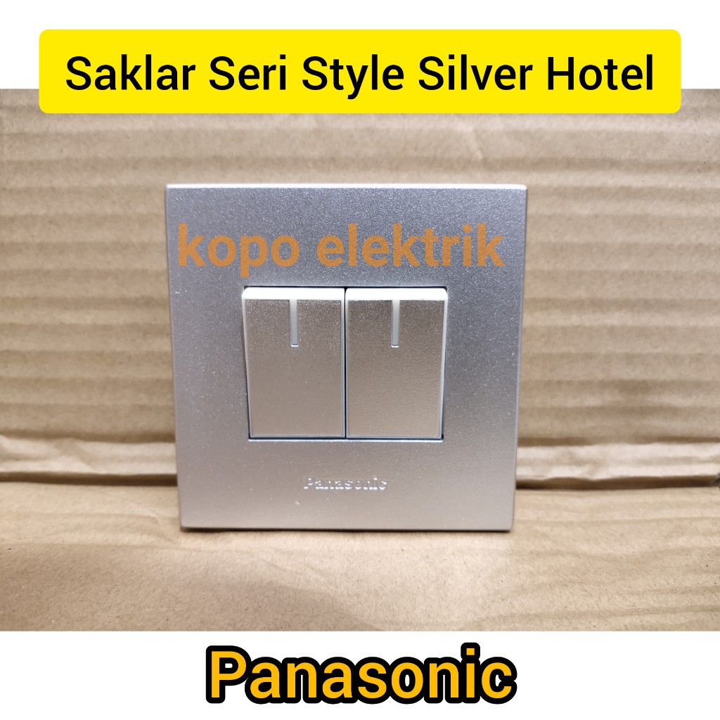 Panasonic Saklar Seri Style Silver Hotel Tanam Inbow