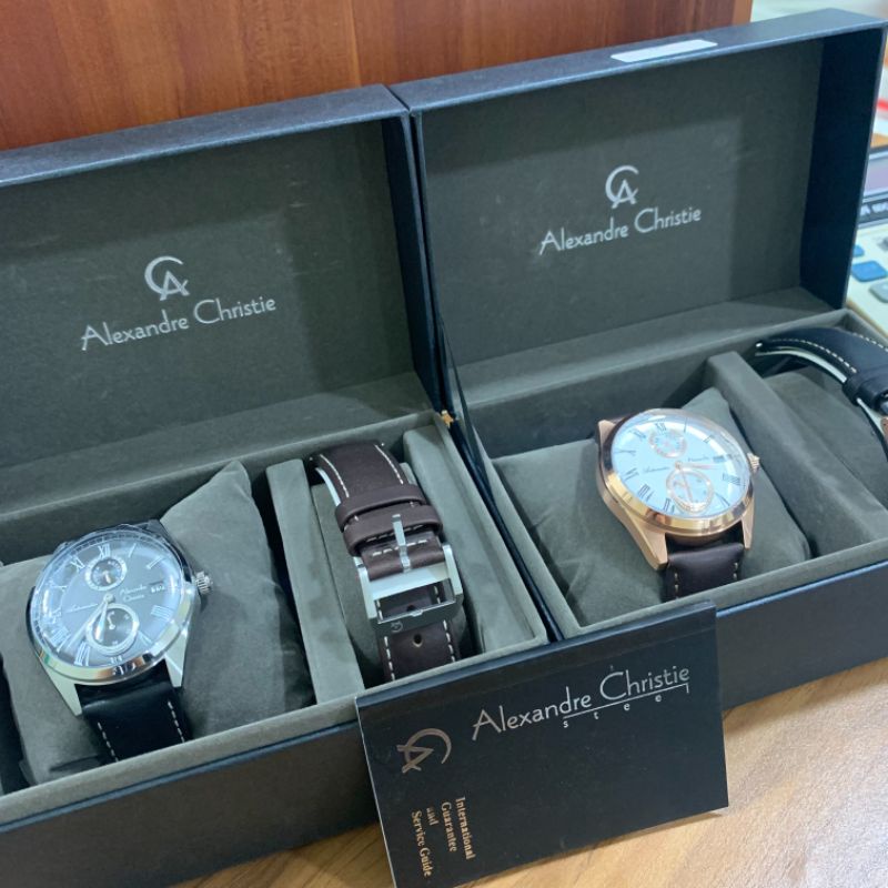 JAM TANGAN ALEXANDER CHRISTIE PRIA ORIGINAL AUTOMATIC AC 3040 MALSSBA MALRGSL MALIPBU MALRGBA