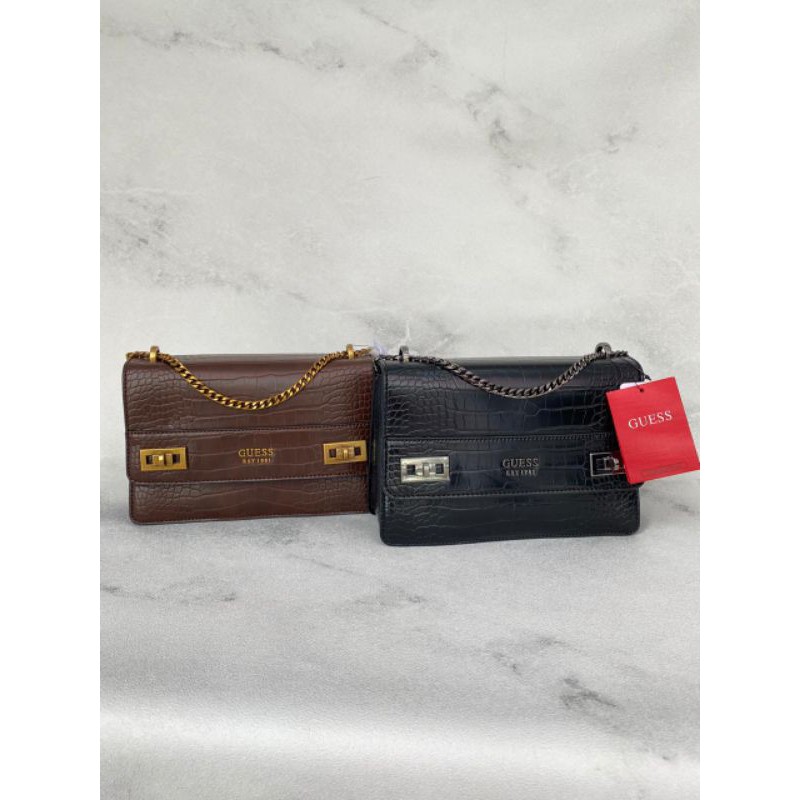 12.12 SALE | GUESSS Katey Convertible Flap Crossbody Bag