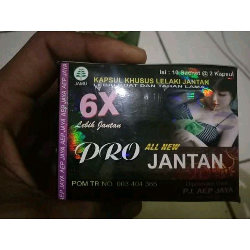 

Jamu herbal kuat Pro Jantan Kapsul