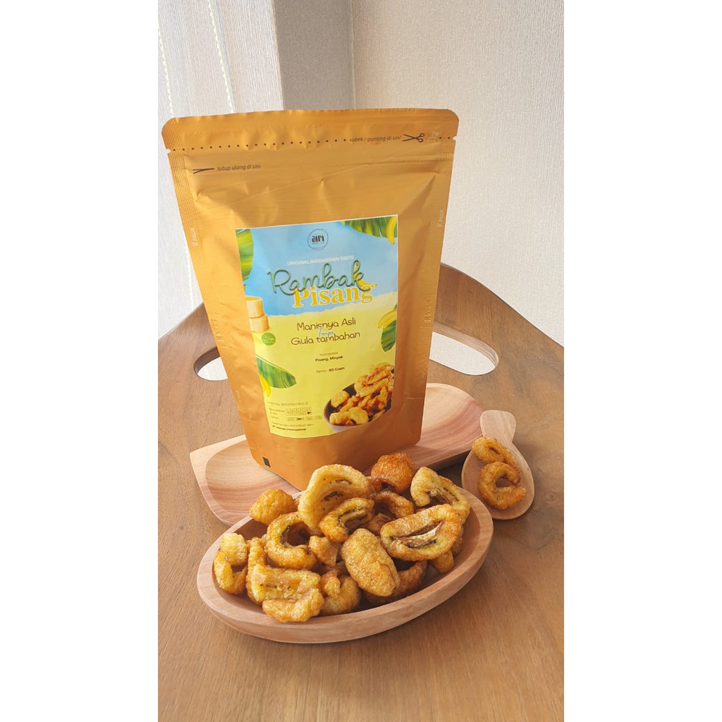 

Keripik / Kerupuk Rambak Gedhang Camilan Rambak