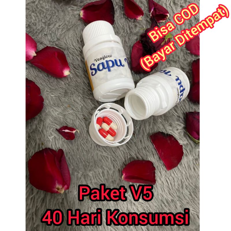 [COD] VESGLOW SAPU KULIT 40 HARI KONSUMSI (ANTI GAGAL)