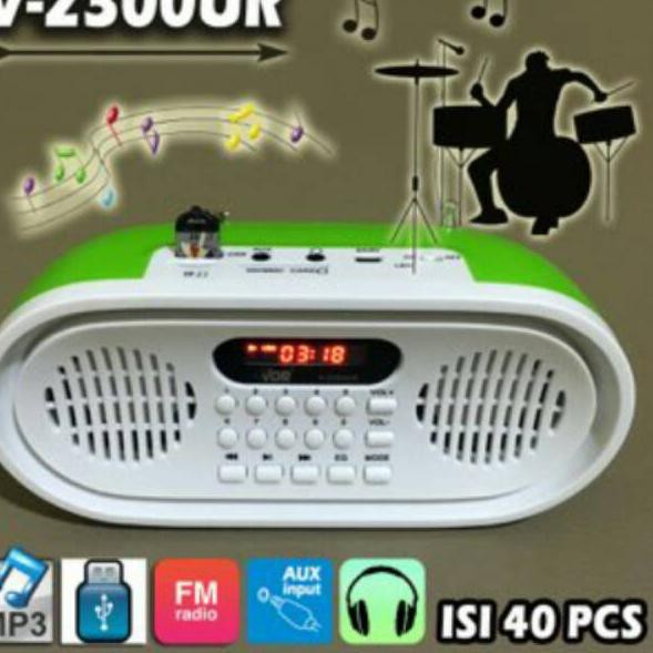 ・ Speaker mp3 VDR V 2300UR  Special Edition Murah.