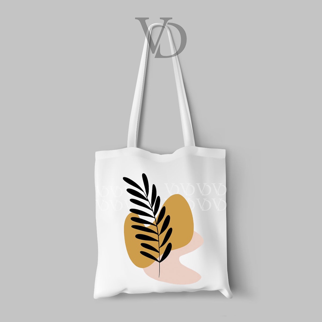 TOTE BAG KANVAS MOTIF ABSTRACT ART TERBARU / AESTHETIC TOTE BAG / TAS BELANJA MOTIF ABSTRAK