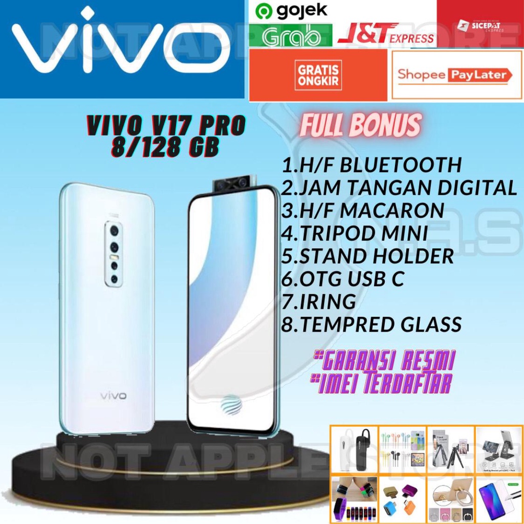 VIVO V17 PRO RAM 8/128GB NEW BARU GARANSI RESMI