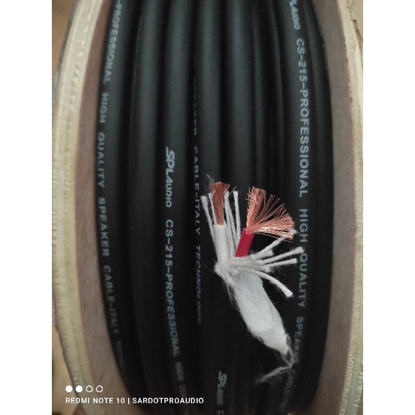 KABEL SPEAKER 2X1,5MM SPL AUDIO ECER PER METER