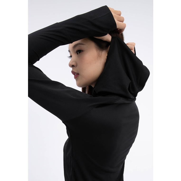 Trijee Baju Olahraga Lengan Panjang Wanita Lari/Casual/Outdoor/ Lyssa  - Black