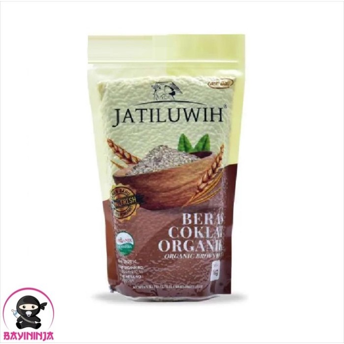 

JATILUWIH Beras Coklat Organik 1 kg T-Ninjabayi 01