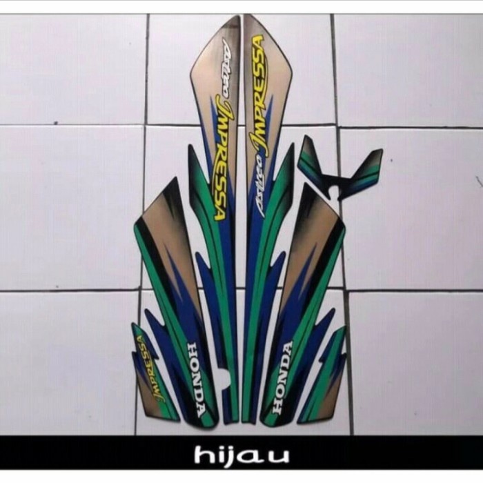 STRIPING HONDA IMPRESSA HIJAU