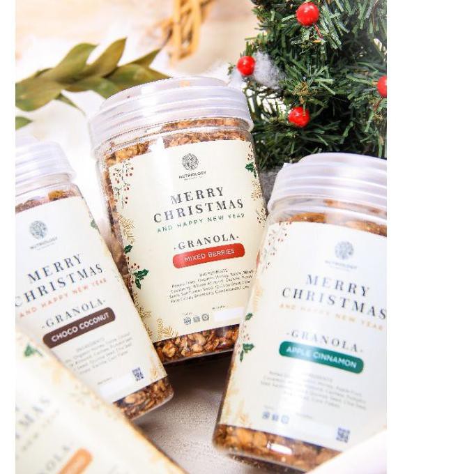 

HARGA HEBOH Hampers Granola Nutriology Christmas / Natal dan tahun baru 330gram [87]