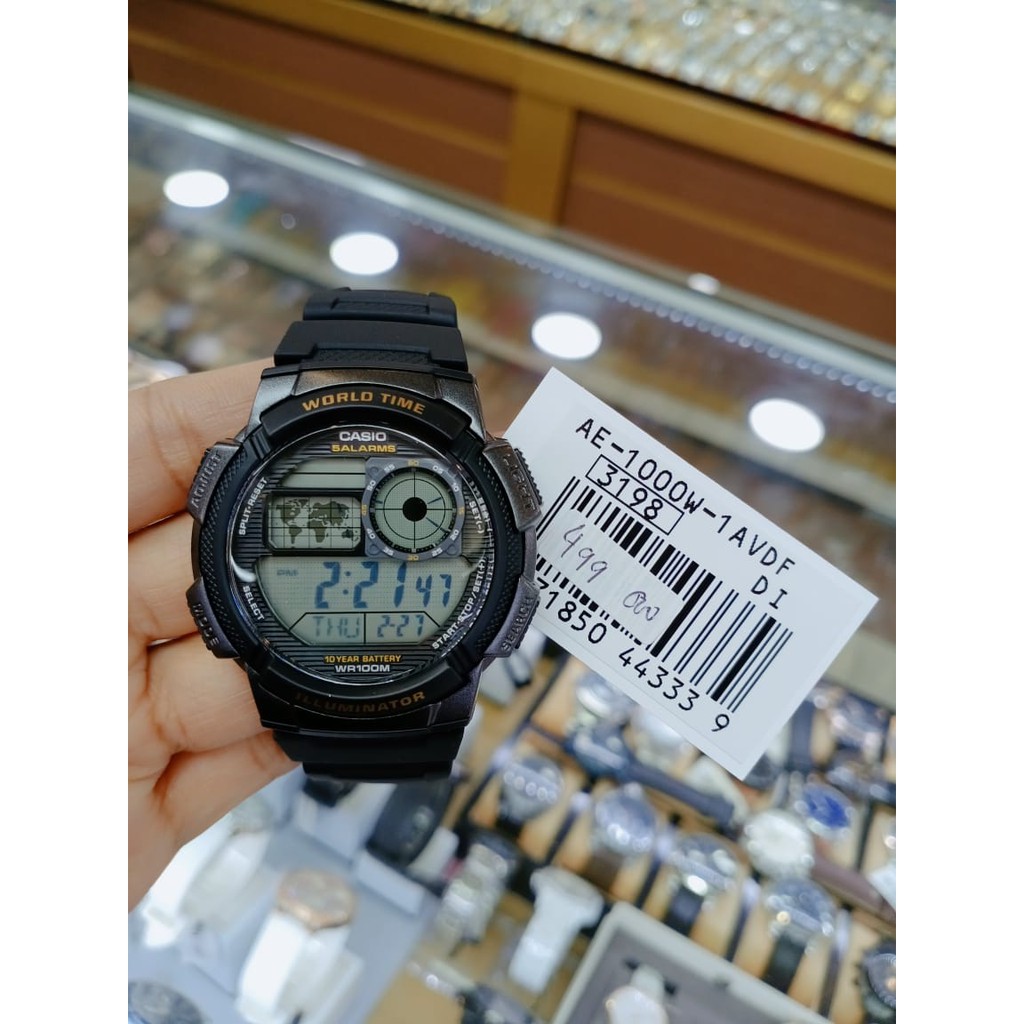 JAM TANGAN CASIO AE-1000W-1AVDF ORIGINAL