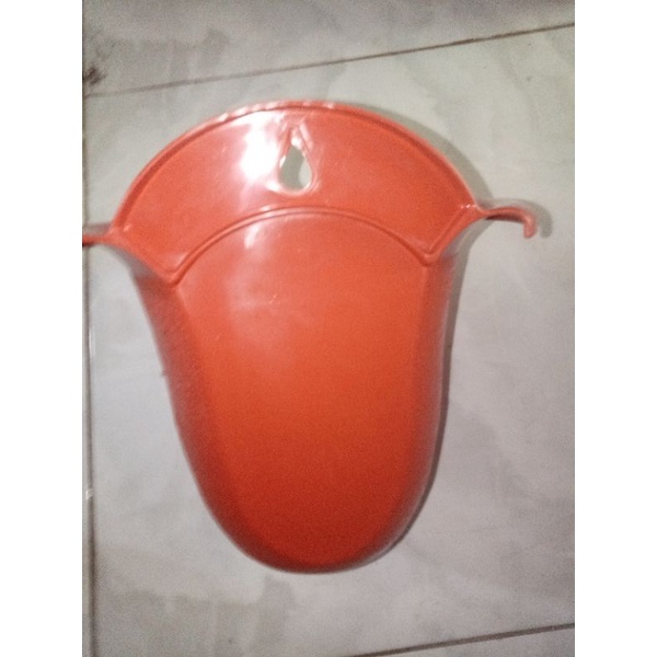pot tempel anggur 01/pot dinding anggur 01 merah bata