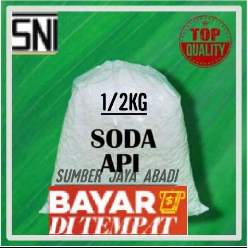 SODA API 1/2 kg SODA API/ CAUSTIK PEMBERSIH SALURAN AIR /WC MAMPET