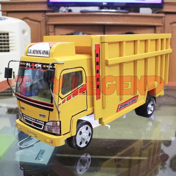 Ts 8733 Diecast Miniatur Mobil Mobilan Kayu Mobil Kayu Truk Super Shopee Indonesia