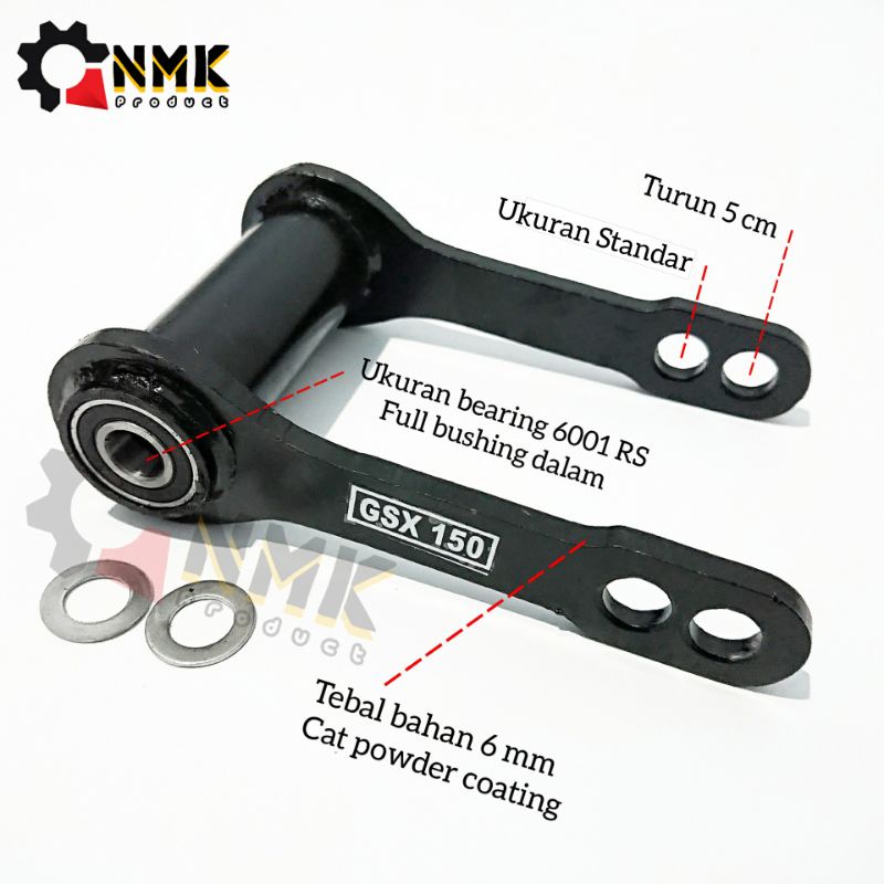 Lowering Kit GSX R150 Pemendek shock belakang GSX