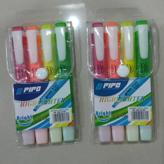 

Stabillo isi 4 Pcs warna warni pink Oren kuning dan hijau