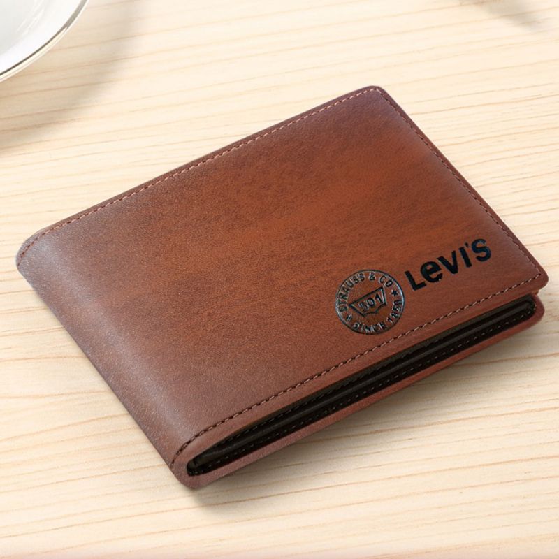 CEKTOKOTATI12 - FREE BOX: DOMPET LIPAT PRIA KULIT FASHION COWO PENDEK KARTU MURAH KARTU CARD CLUTH S
