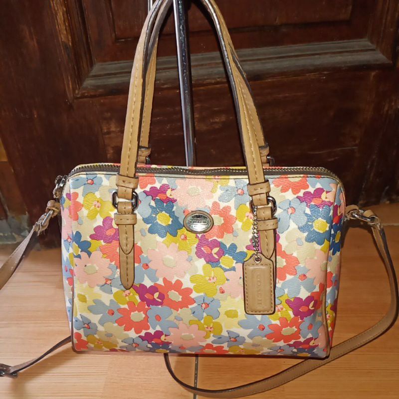 Tas coach* cross body vintage flower