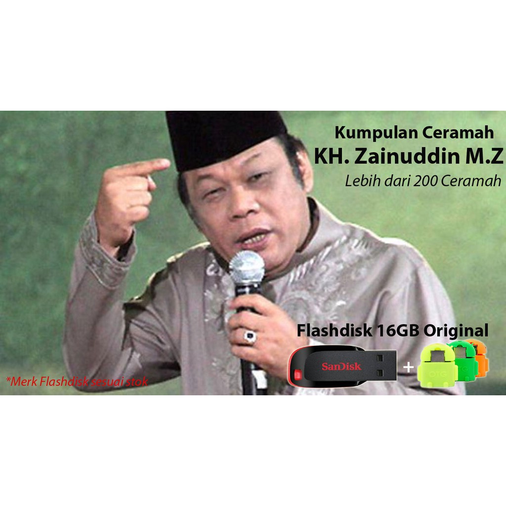 Flashdisk Koleksi Ceramah Kh Zainuddin Mz Shopee Indonesia