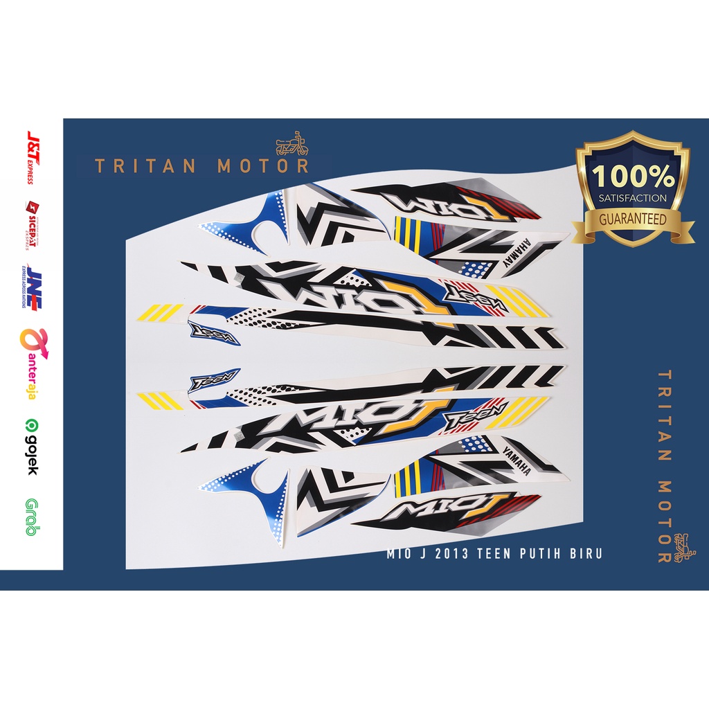 Stiker bodi Lis bodi Striping Mio J TEEN 2013