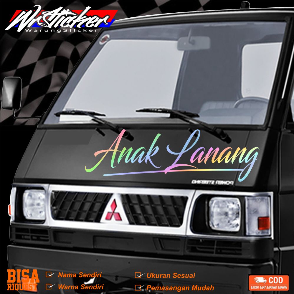 Stiker cutting custom gambar sendiri / custom sticker decal