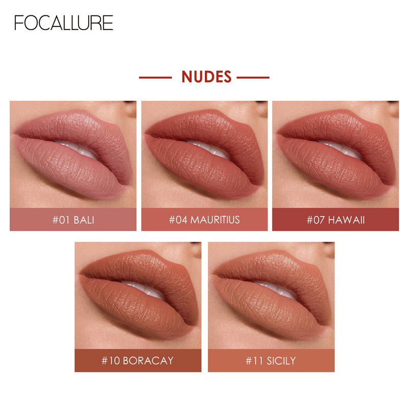 FOCALLURE Staymax lipstick Waterproof long lasting lip makeup FA134