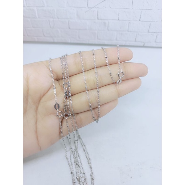 KALUNG RANTAI JEDAR ANAK / KALUNG PERAK ASLI SILVER 925 LAPIS EMAS/ KALUNG FASHION ANAK TERBARU