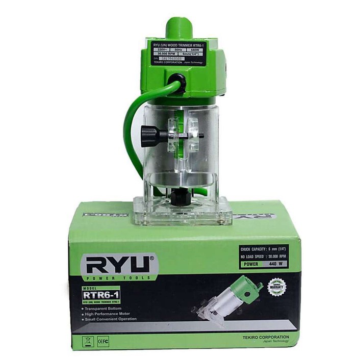 RYU Mesin Router Trimmer Profil Kayu Wood RTR6-1