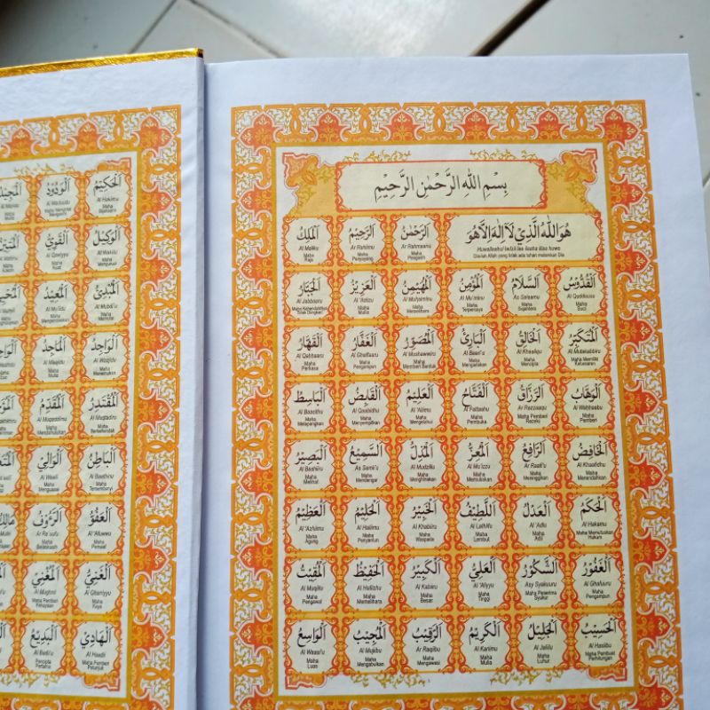 al qur'an tanggung cover mas  A5 (21×15CM)