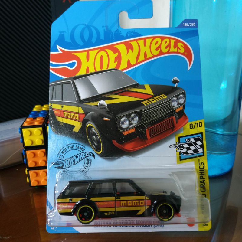 Hotwheels Datsun 510 Momo Hitam reguler Bukan TH