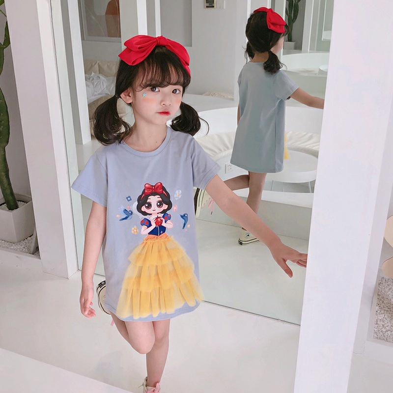 HappyOliver PRINCESS DRESS EBV Baju Dress Anak Perempuan Import/Dress Bayi Perempuan/Gaun Bayi Perempuan/Dress Pesta/Dress Bayi