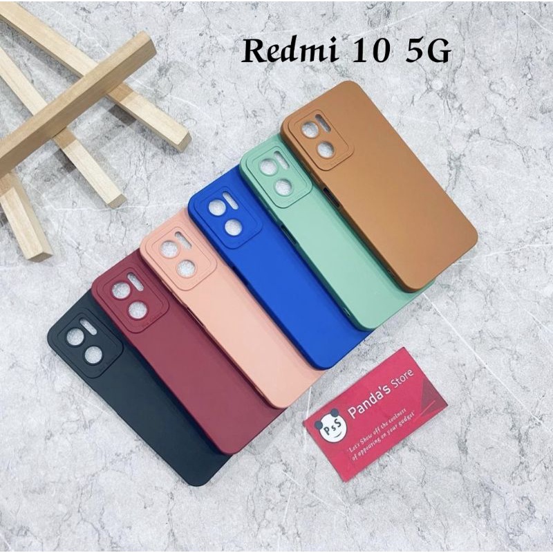 Softcase Pro Camera Redmi 10 5G Candy Case Full Color 3D Silikon TPU