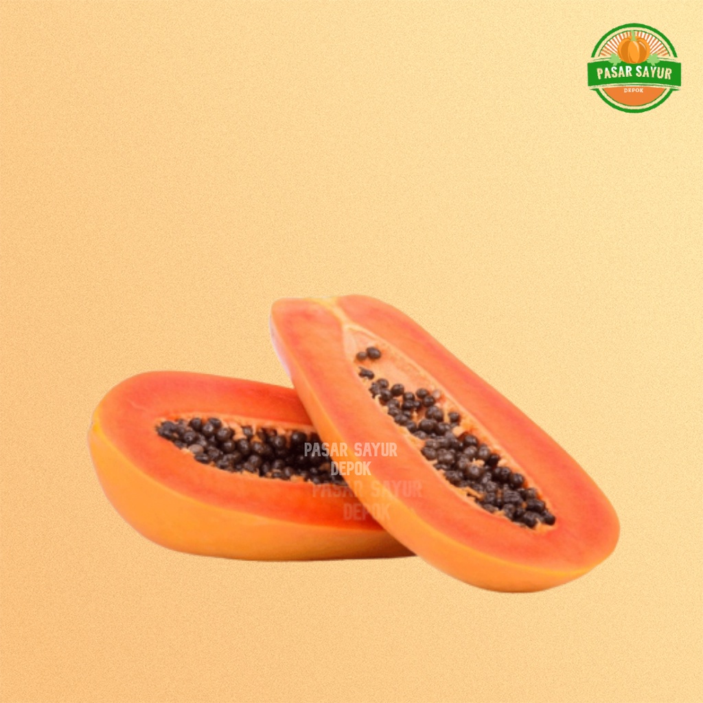 

Pepaya california manis dan segar 1 buah 700 gram