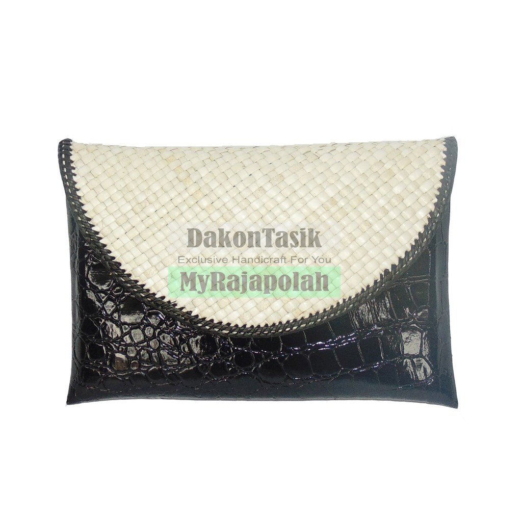 DT-1820 DOMPET PESTA ANYAMAN PANDAN CROCO KECIL