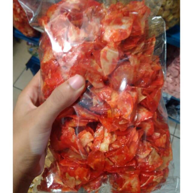 

Keripik singkong pedas