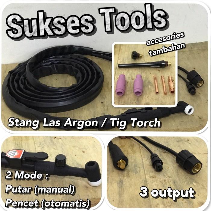 Stang Las Argon Tang Las Argon Puter Pencet Tig Torch Manual Otomatis