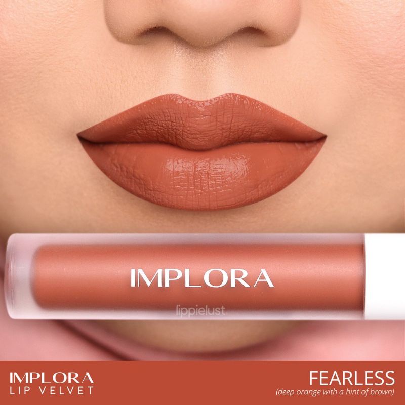 IMPLORA Lip Velvet 4,6 gram Implora Lip Cream Lipstik Lipvelvet Lipcrem Implora BPOM Perawatan Bibir