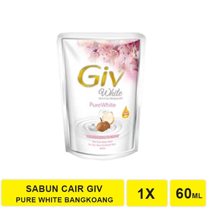 {MLTSTR}SABUN CAIR GIV white beauty body wash pouch