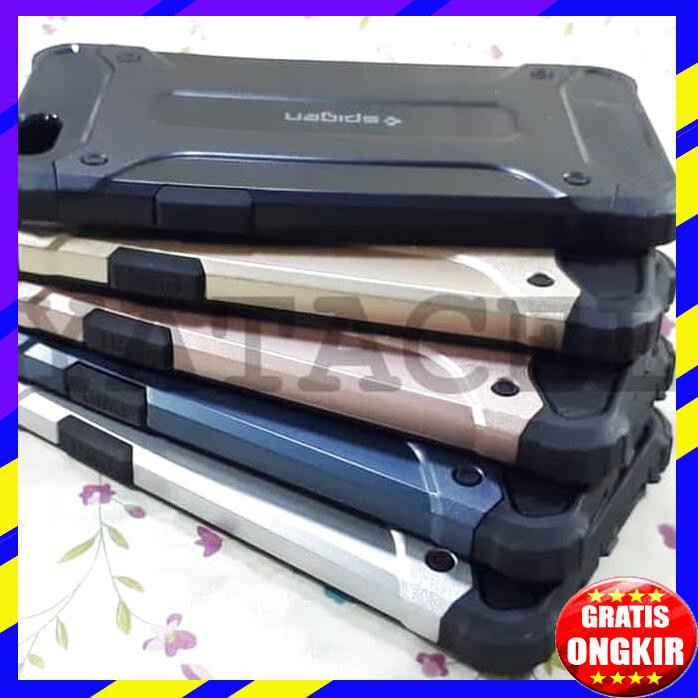 ACC HP SPIGEN IRON HARD CASE CASING ROBOT XIAOMI REDMI 6 PRO