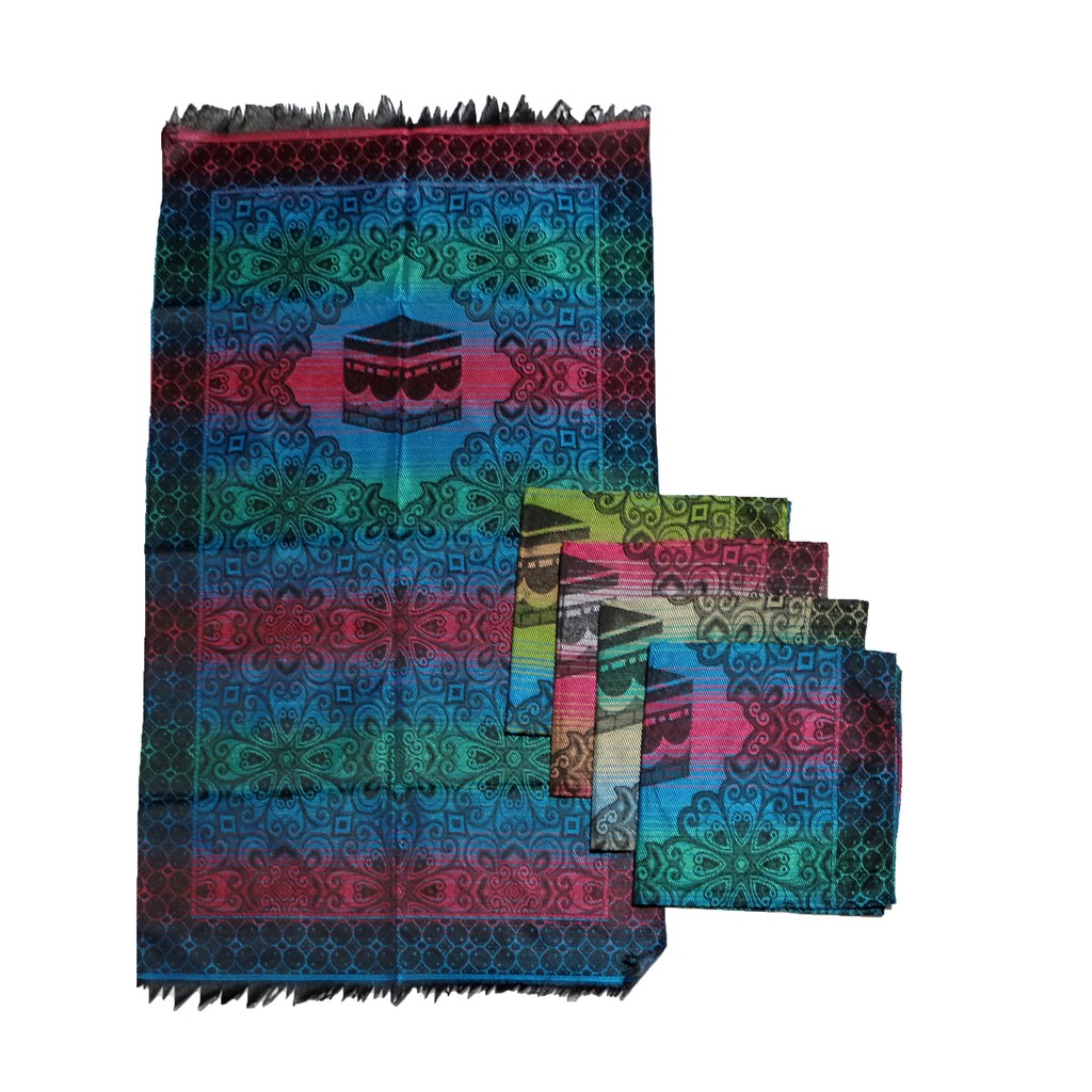 Sajadah Oleh Oleh Haji Halus Tipis &amp; Ringan AEN 105 x 55 CM