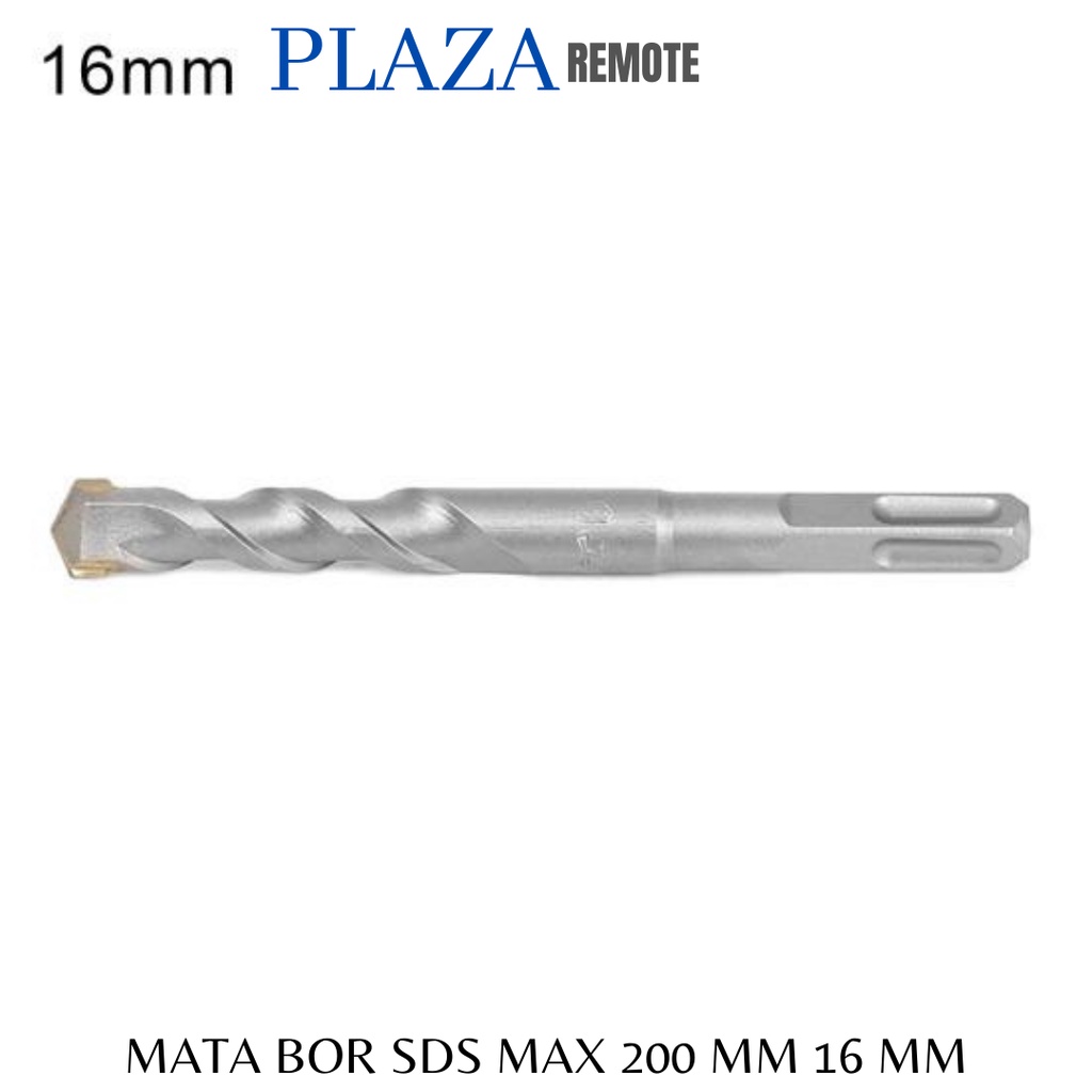 SDS MAX MATA BOR TEMBOK 16 MM BETON HAMMER DRILL PANJANG 200 MM