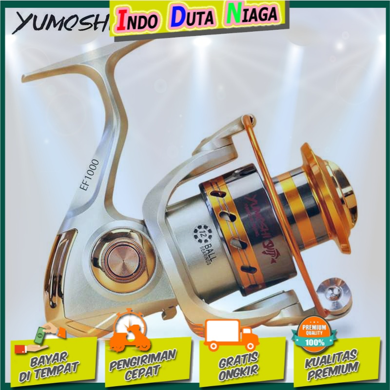 YUMOSHI REELSKING EF1000 Reel Pancing Spinning 12 Ball Bearing