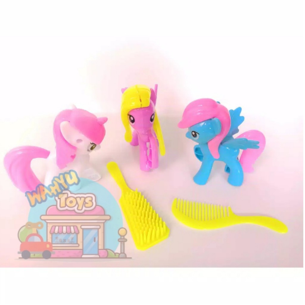 MAINAN KUDA PONY + SISIR murah