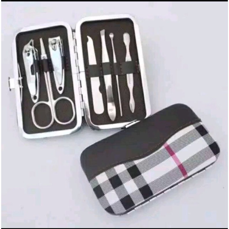 gunting kuku Set dompet 7 in 1 medicure pedicure tools